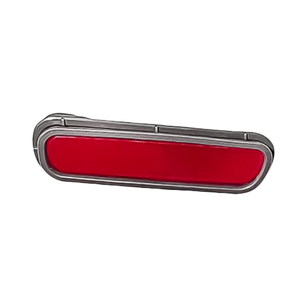 Replacement - Rear Driver Side Chrome/Red Side Marker Light