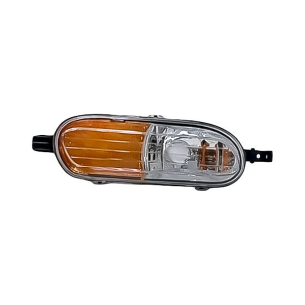 Replacement - Passenger Side Chrome/Amber/Clear Cornering Light