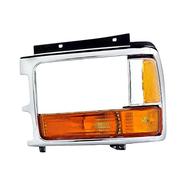 Replacement - Driver Side Amber/Clear Turn Signal/Parking Light