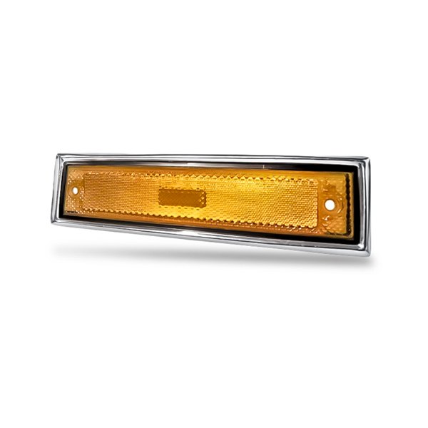 Replacement - Driver Side Chrome/Amber/Clear Side Marker Light