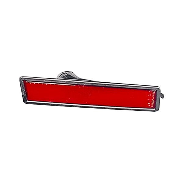 Replacement - Rear Passenger Side Chrome/Red Side Marker Light