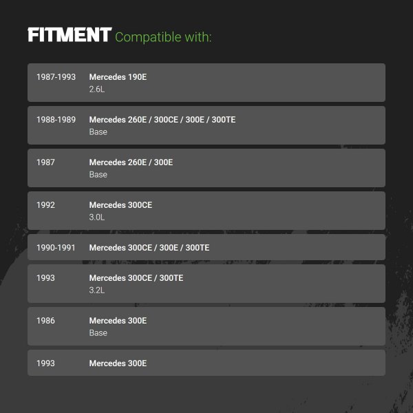 Replacement - Timing Belt Tensioner Fitment Information