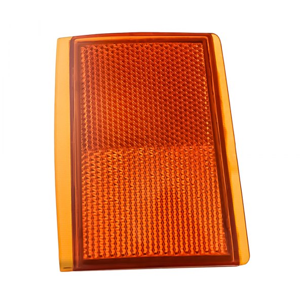 Replacement - Driver Side Upper Chrome/Amber Reflector
