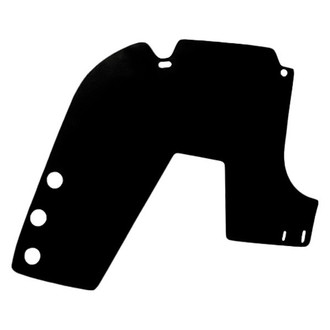 Replacement - Front Lower Driver Side Bumper Air Deflector (Standard Line)