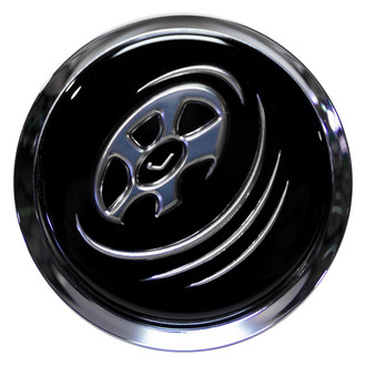 Replacement - Replica Painted Black Wheel Center Cap With Jante Logo