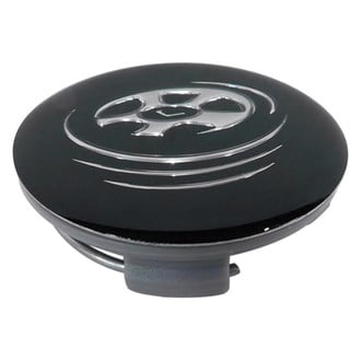 Replacement - Replica Painted Black Wheel Center Cap With Black Jante Logo