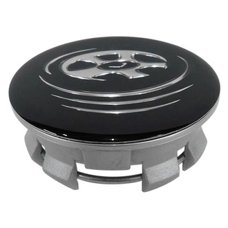 Replacement - Replica Painted Black Wheel Center Cap With Black Jante Logo