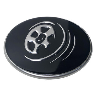 Replacement - Replica Painted Black Wheel Center Cap With Jante Logo