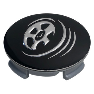 Replacement - Replica Painted Black Wheel Center Cap With Jante Logo