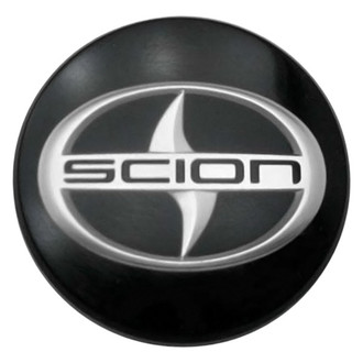 Replacement - Painted Black Wheel Center Cap With Scion Logo