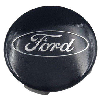Replacement - Painted Blue Wheel Center Cap With Silver Ford Logo