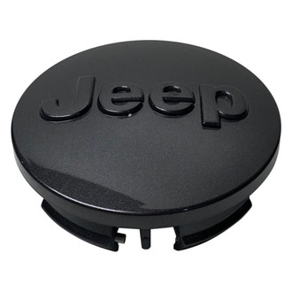 Replacement - Painted Charcoal Wheel Center Cap With Jeep Logo
