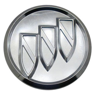 Replacement - Machined Wheel Center Cap With Brushed Silver Buick Logo