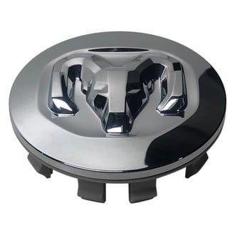 Replacement - Chrome Wheel Center Cap With Embossed Ram Head Logo In Octagon