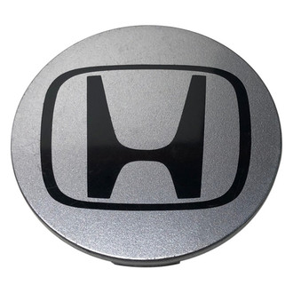 Replacement - Painted Gray Wheel Center Cap With Honda Logo