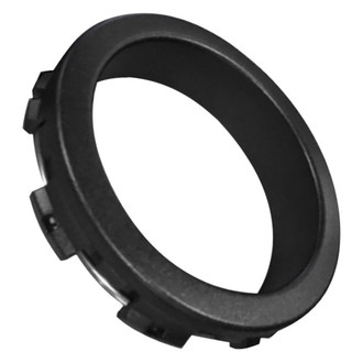 Replacement - Painted Black Wheel Center Cap With Open Hole
