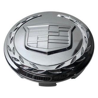 Replacement - Chrome Wheel Center Cap With Cadillac Emblem