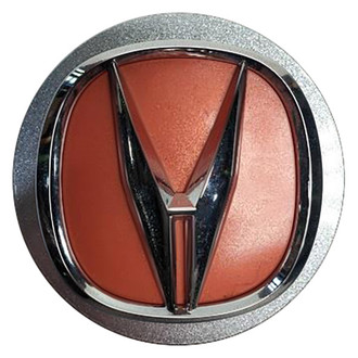 Replacement - Painted Red Wheel Center Cap With Acura Logo