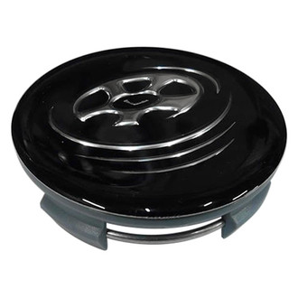 Replacement - Replica Painted Black Wheel Center Cap With Sticker