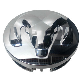 Replacement - Chrome Wheel Center Cap With Dodge Ram Logo