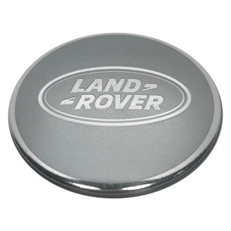 Replacement - Painted Silver Wheel Center Cap With Land Rover Logo