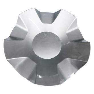 Replacement - Replica Machined with Silver Painted Vents Wheel Center Cap