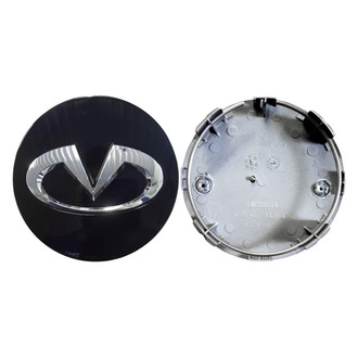 Replacement - Black Wheel Center Cap With Infiniti Logo