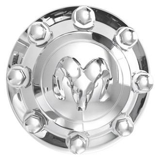 Replacement - Chrome Wheel Center Cap With Chrome Ram Head Logo