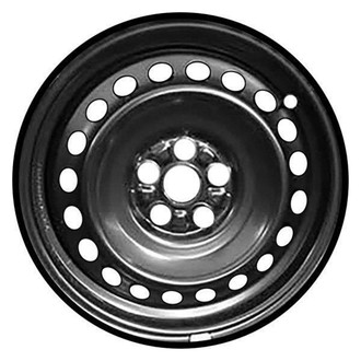 Replacement - 20-Hole Painted Black 16x6.5 Steel Factory Wheel - Replica