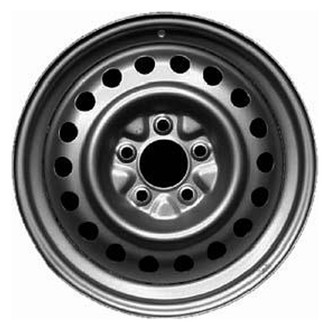 Replacement - 10-Hole Painted Black 16x6.5 Steel Factory Wheel - Replica