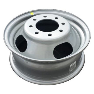Replacement - 4-Slot Painted Silver 16x6.5 Steel Factory Wheel - Replica