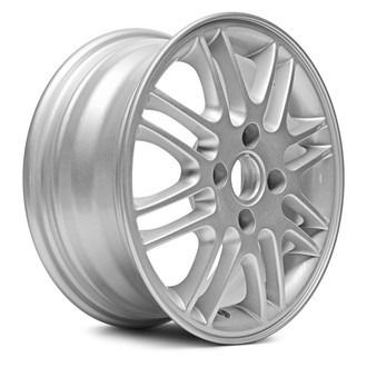 Replacement - 8 Y-Spoke Painted Silver 15x6 Alloy Factory Wheel - Replica