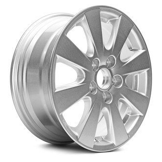 Replacement - 8 I-Spoke Painted Silver 16x6.5 Alloy Factory Wheel - Replica