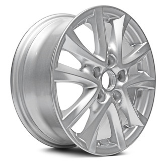 Replacement - 5 V-Spoke Painted Silver 16x6.5 Alloy Factory Wheel - Replica