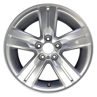 Replacement - 5-Spoke Painted Silver 16x6.5 Alloy Factory Wheel - Replica