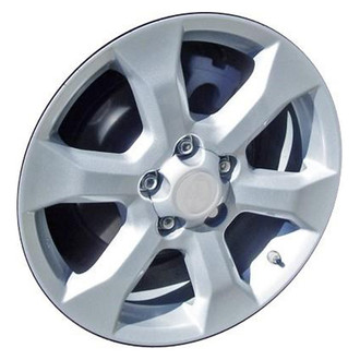 Replacement - 6 I-Spoke Painted Silver 17x7 Alloy Factory Wheel - Replica