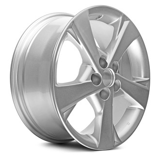 Replacement - 5-Spoke Painted Silver 16x6.5 Alloy Factory Wheel - Replica