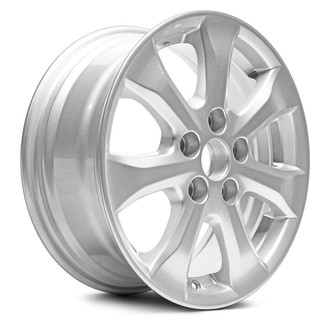 Replacement - 7 I-Spoke Painted Silver 16x6.5 Alloy Factory Wheel - Replica