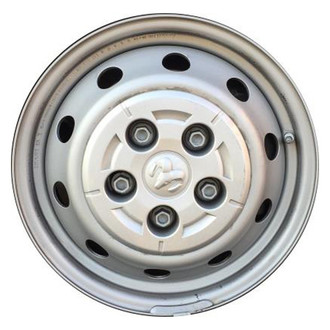 Replacement - 10-Hole Painted Silver 16x6 Steel Factory Wheel - Replica