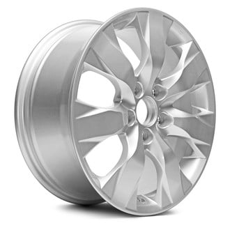 Replacement - 7 I-Spoke Painted Silver 17x7.5 Alloy Factory Wheel - Replica