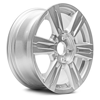 Replacement - 6 I-Spoke Painted Silver 17x7 Alloy Factory Wheel - Replica