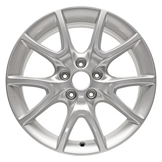 Replacement - 5 Y-Spoke Painted Silver 17x7.5 Alloy Factory Wheel - Replica