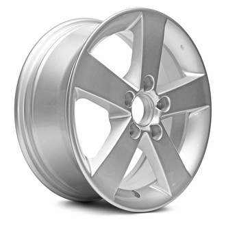 Replacement - 5-Spoke Painted Silver 16x6.5 Alloy Factory Wheel - Replica