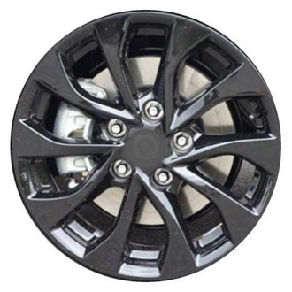 Replacement - 10 I-Spoke Painted Gloss Black 16x6.5 Alloy Factory Wheel - Replica
