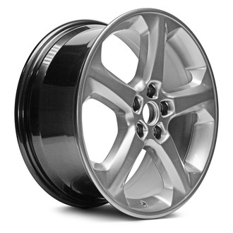 Replacement - 5-Spoke Painted Metallic Silver 18x8 Alloy Factory Wheel - Replica