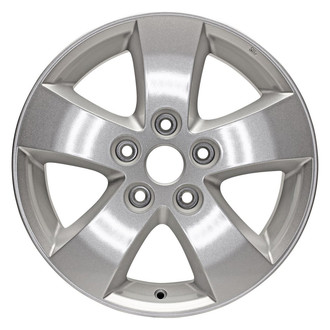 Replacement - 5-Spoke Painted Silver 17x6.5 Alloy Factory Wheel - Replica