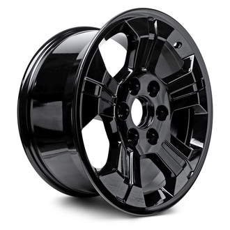 Replacement - 5-Spoke Painted Gloss Black 18x8.5 Alloy Factory Wheel - Replica