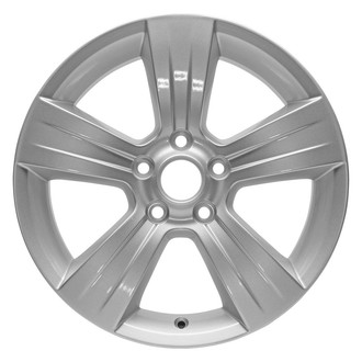 Replacement - 5-Spoke Painted Silver 17x6.5 Alloy Factory Wheel - Replica