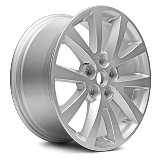 Replacement - 5 V-Spoke Painted Silver 18x8 Alloy Factory Wheel - Replica