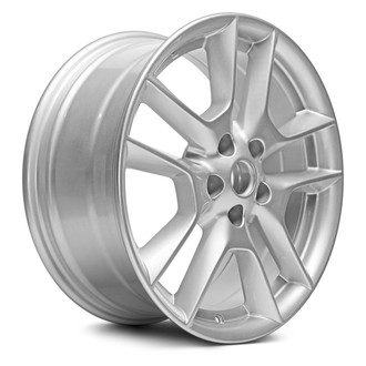 Replacement - 5 V-Spoke Painted Silver 18x8 Alloy Factory Wheel - Replica